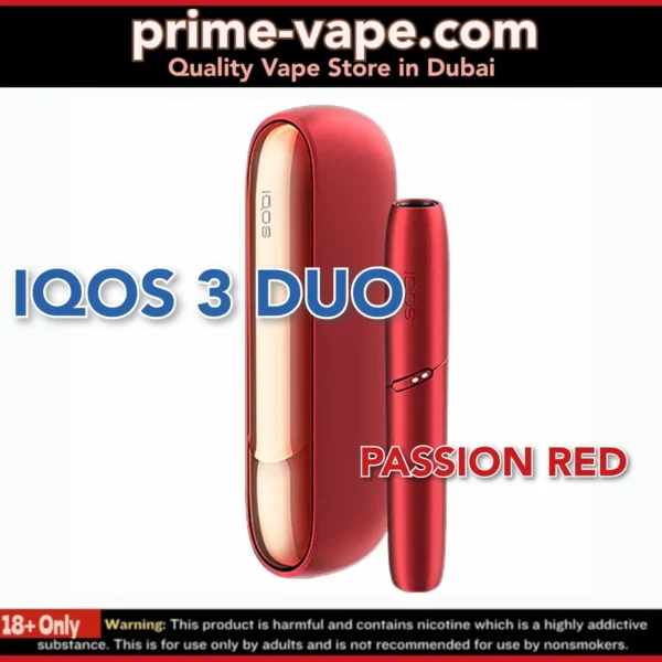 IQOS 3 Duo Passion Red Limited Addition Kit in Dubai UAE- Heets