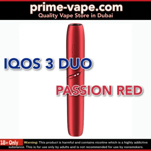 IQOS 3 Duo Passion Red Limited Addition Kit in Dubai UAE- Heets