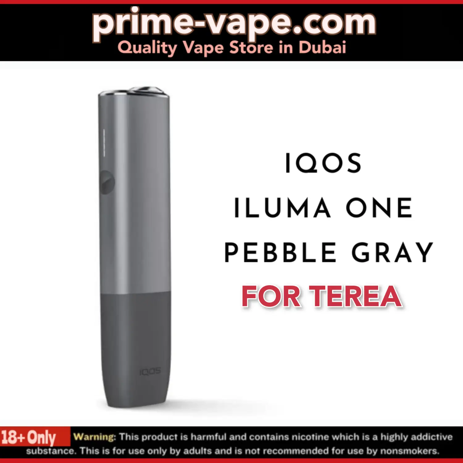 IQOS Iluma One - Pebble Gray - Buy Online