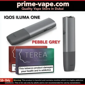 IQOS ILUMA ONE Pebble Grey Kit in Dubai UAE- For Heets Terea