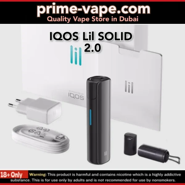 IQOS Lil Solid 2.0 Kit Black & Blue Available in Dubai UAE- Best