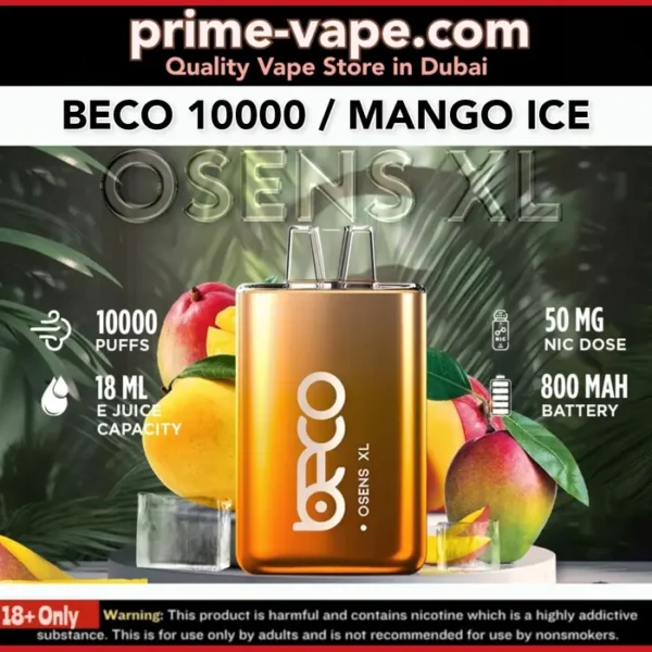 BEST BECO OSENS XL 10000 Puffs Disposable Vape- Dubai UAE