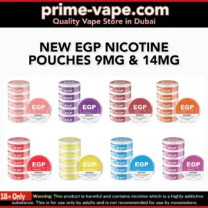 EGP Nicotine Pouches 9mg & 14mg in Dubai | Prime Vape UAE