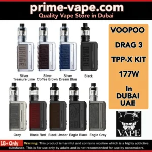 Voopoo Drag 3 TPP-X Kit 177W Pod System- Prime Vape UAE