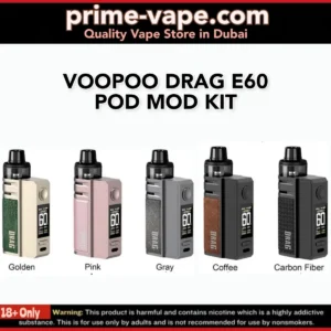 BEST VOOPOO DRAG E60 Pod Mod Kit 60W- Prime Vape UAE