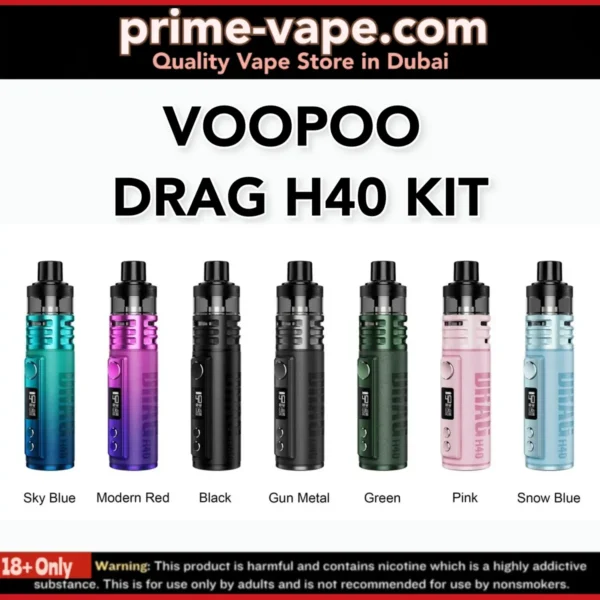 BEST VOOPOO DRAG H40 Kit 1500mAh 40W- Prime Vape UAE