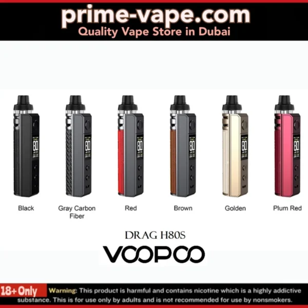 VOOPOO DRAG H80S Kit 80W Pod Device | Prime Vape UAE