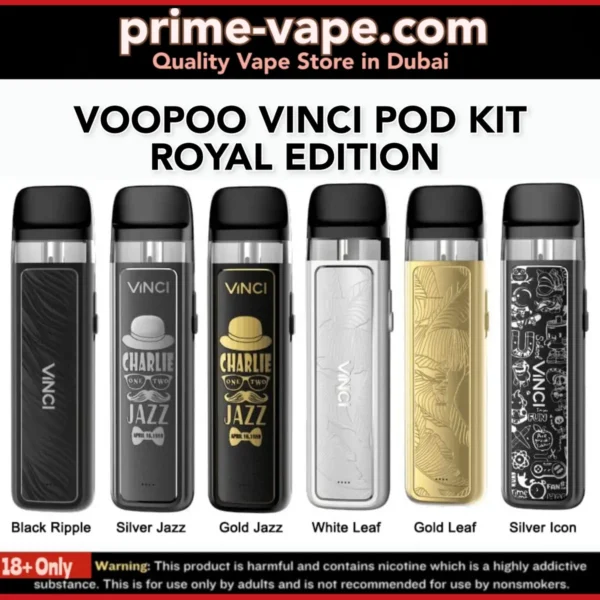 NEW VOOPOO VINCI POD Royal Edition 15W 2ml Kit in Dubai