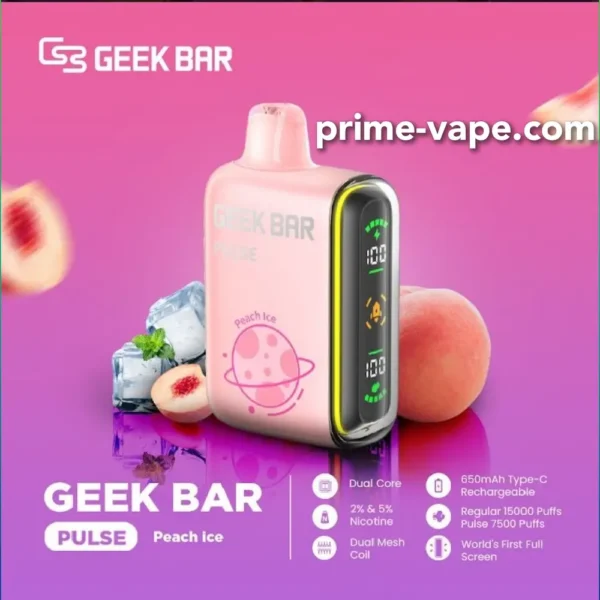 Geek Bar Pulse 15000 Puffs Disposable Vape in Dubai- Two Modes