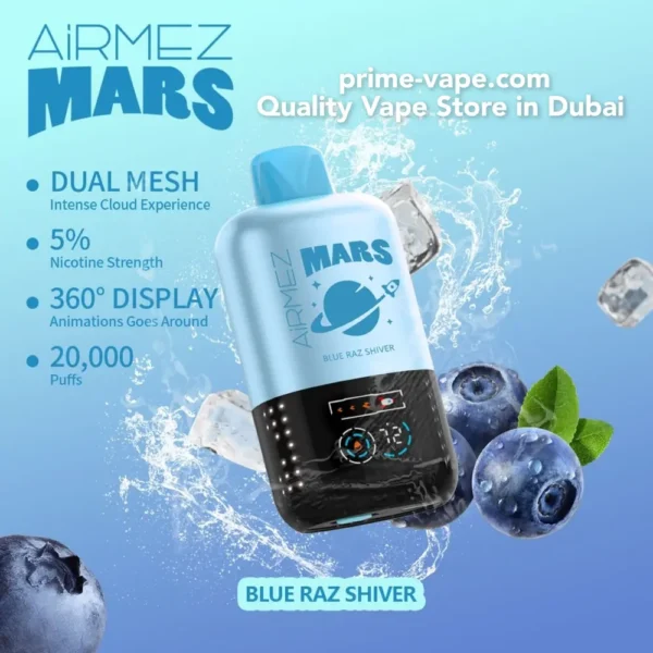 NEW AiRMEZ MARS 20000 PUFFS Disposable Vape in Dubai