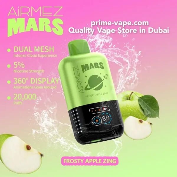 NEW AiRMEZ MARS 20000 PUFFS Disposable Vape in Dubai