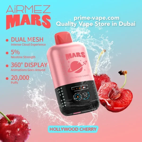 NEW AiRMEZ MARS 20000 PUFFS Disposable Vape in Dubai