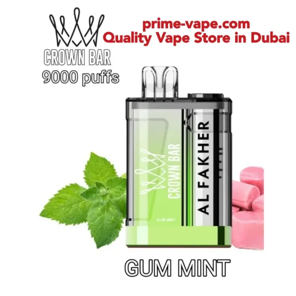 Al Fakher Crystal 9000 Puffs Disposable Vape in Dubai- Crown Bar