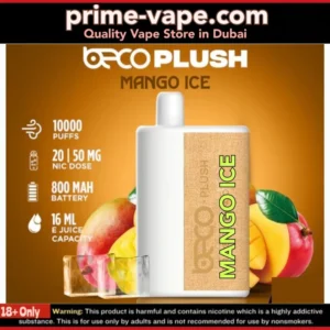 BECO Plush Mango Ice 10000 Puffs Disposable Vape in Dubai