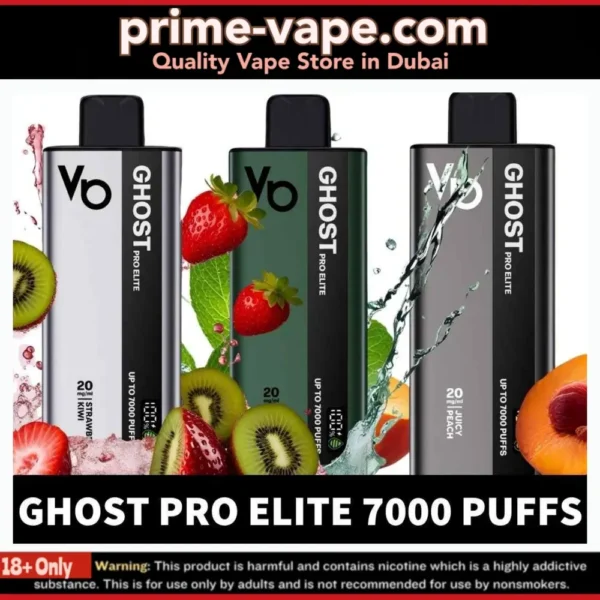 Ghost Pro Pink Lemonade Elite 7000 Puffs Disposable Vape- Dubai