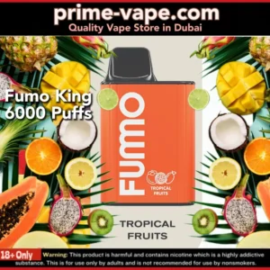 Fumo King Tropical Fruits 6000 Puffs Disposable Vape- 20mg / 2%