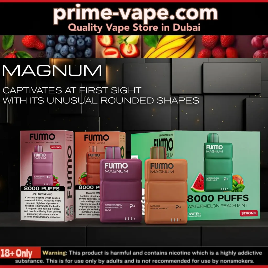 Best Fumo Magnum 8000 Puffs 2% Disposable Vape in Dubai UAE