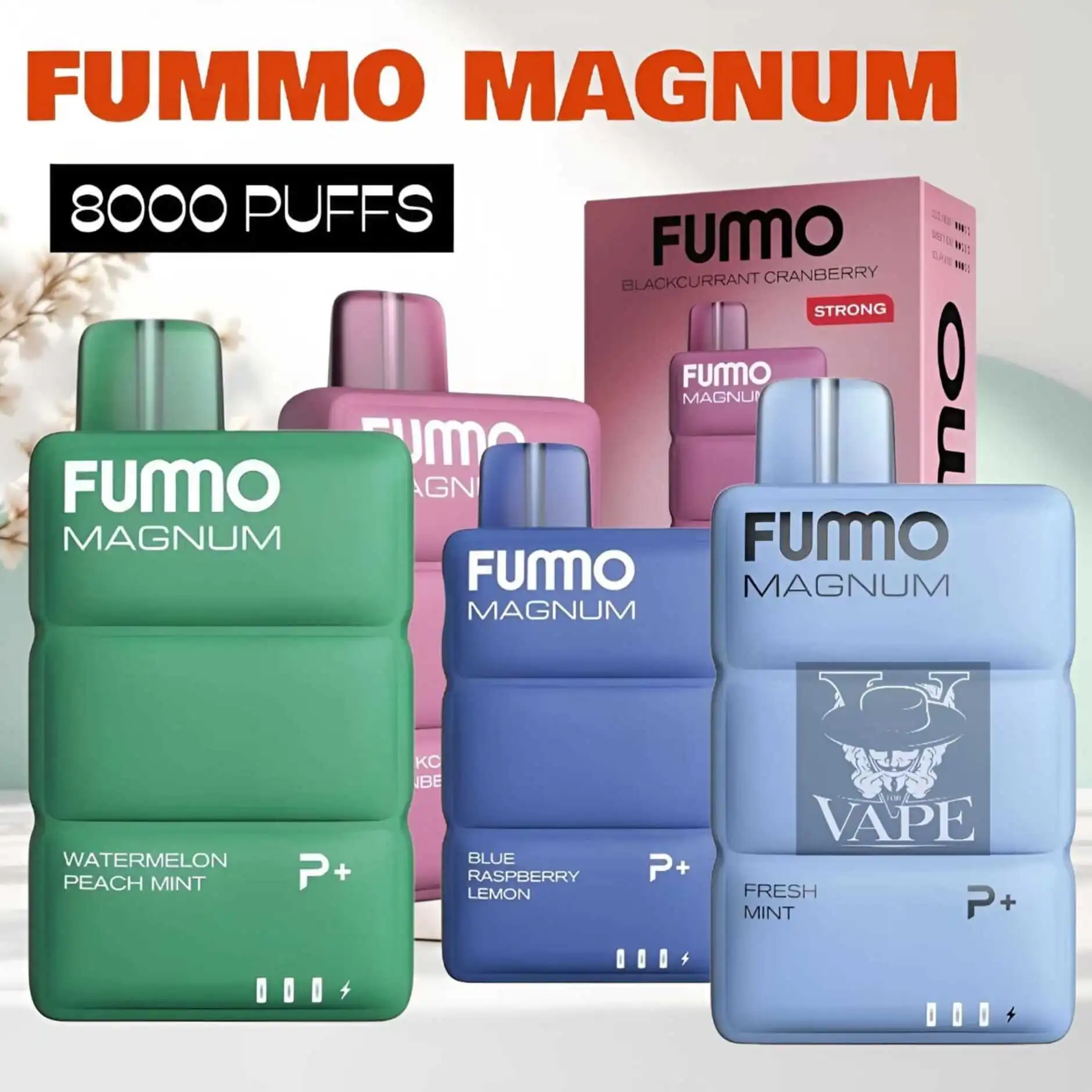 Best Fumo Magnum 8000 Puffs 2% Disposable Vape in Dubai UAE