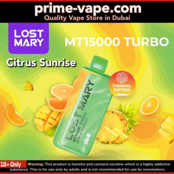 Lost Mary MT15000 Turbo Disposable Vape in Dubai- 15000 Puffs