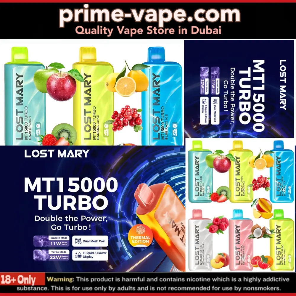 Lost Mary MT15000 Turbo Disposable Vape in Dubai- 15000 Puffs