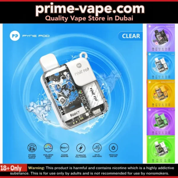 New Disposable Vape Pyne Pod 8500 Puffs Kit- Best Buy in Dubai