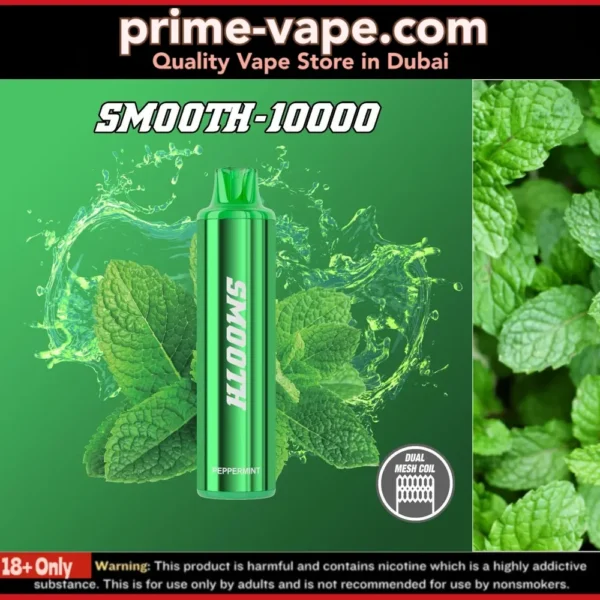 SMOOTH 10000 Puffs Disposable Vape 20mg / 2% in Dubai UAE