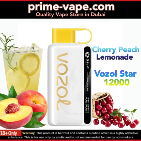 Cherry Peach Lemonade Vozol Star 12000 Puffs Disposable Vape