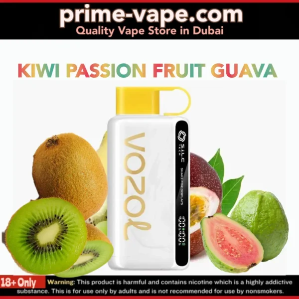 Kiwi Passion Fruit Guava Vozol Star 12000 Puffs Disposable Vape