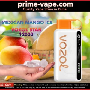 Vozol Star Mexican Mango 12000 Puffs Disposable Vape