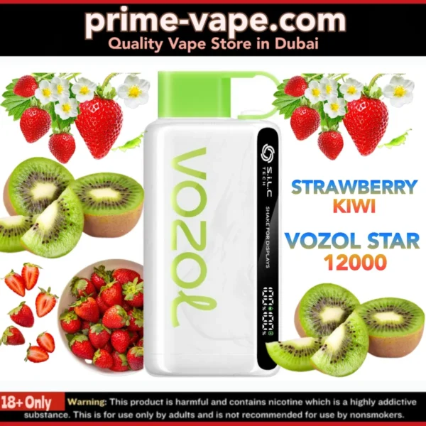 Vozol Star Strawberry Kiwi 12000 Puffs Disposable Vape- Dubai