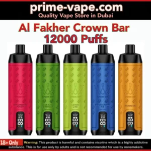 Al Fakher 12000 Puffs Crown Bar Disposable Vape- 5mg Dubai