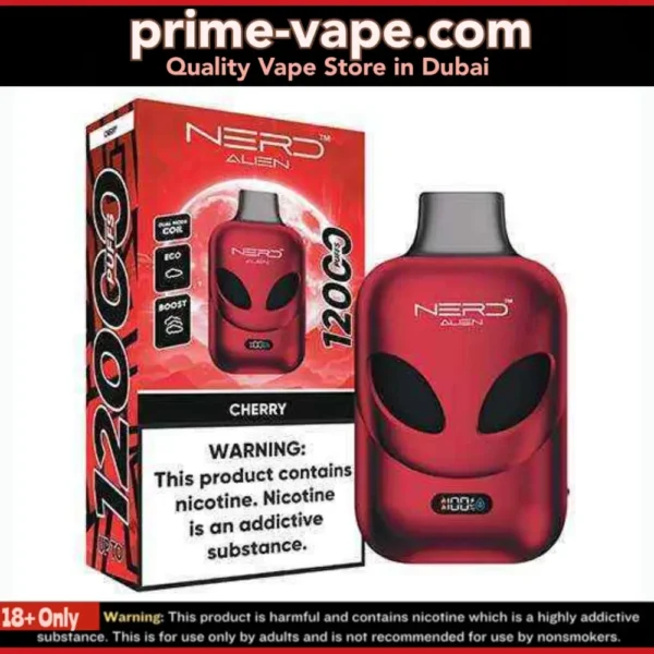 Nerd Alien 12000 Puffs Disposable Vape in Dubai UAE- 20mg / 2%