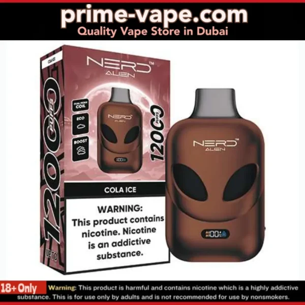 Nerd Alien 12000 Puffs Disposable Vape in Dubai UAE- 20mg / 2%