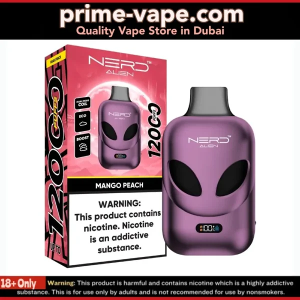 Nerd Alien 12000 Puffs Disposable Vape in Dubai UAE- 20mg / 2%