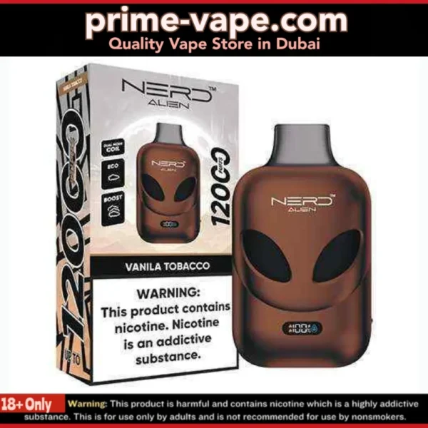 Nerd Alien 12000 Puffs Disposable Vape in Dubai UAE- 20mg / 2%