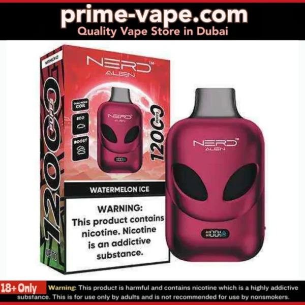 Nerd Alien 12000 Puffs Disposable Vape in Dubai UAE- 20mg / 2%