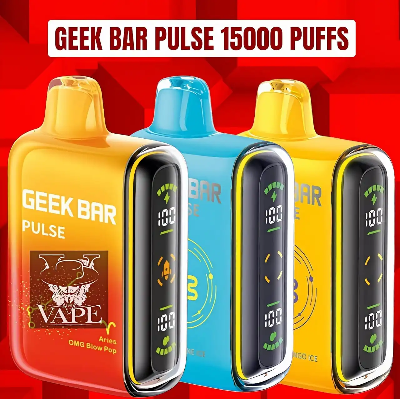 Geek Bar 15000 Puffs Disposable Vape Pulse in Dubai UAE