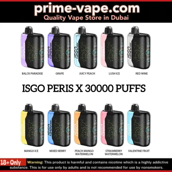 ISGO PARIS X 30000 Puffs Disposable Vape in Dubai UAE