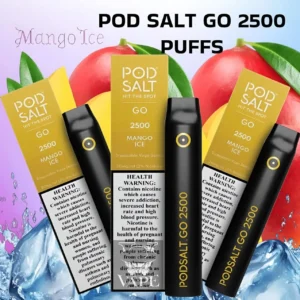 Pod Salt Go Mango Ice 2500 Puffs Disposable Vape in Dubai UAE
