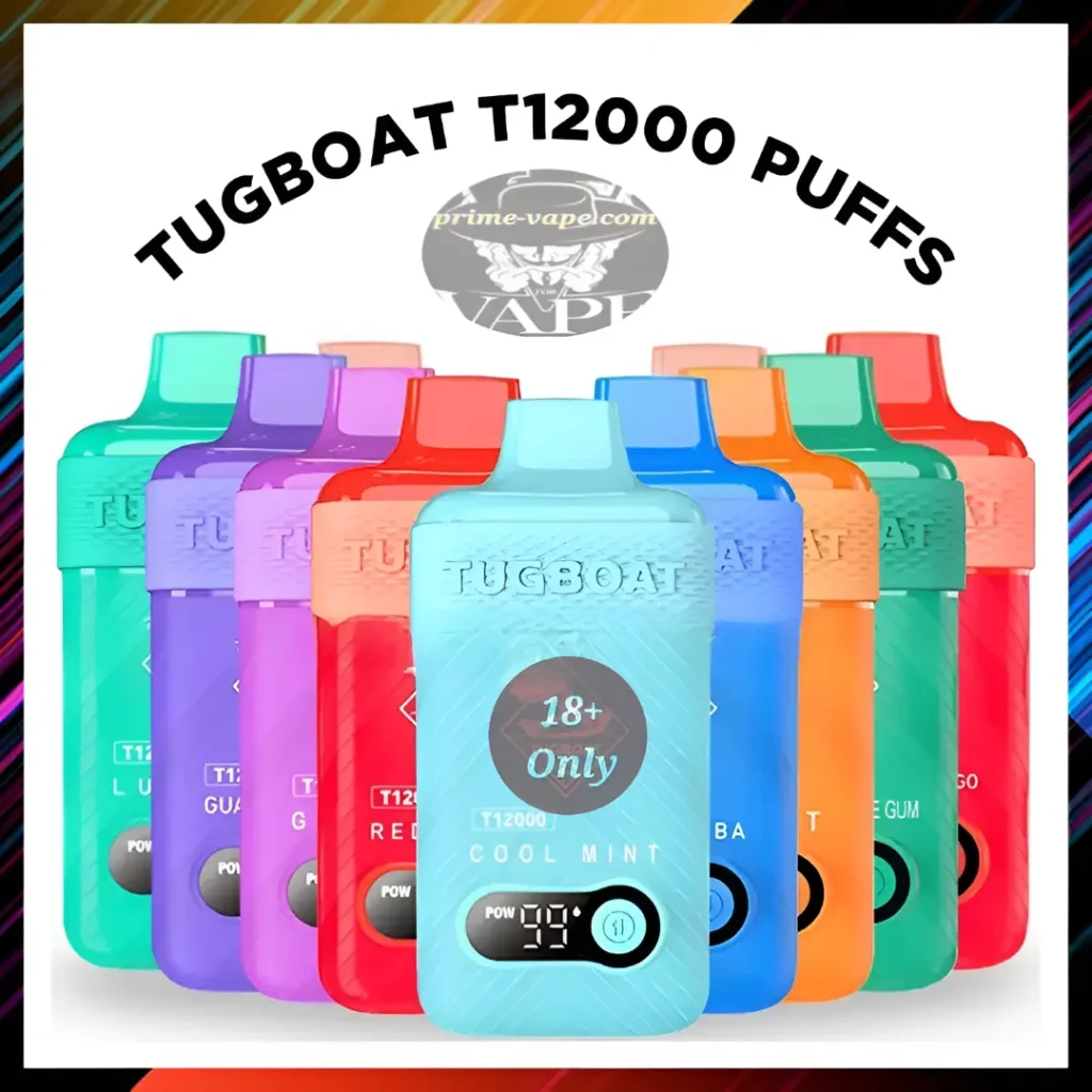 Tugboat T12000 Puffs Disposable Vape in Dubai UAE- 5% 50mg