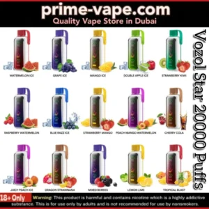 Best Vozol Star 20000 Puffs Disposable Vape in Dubai UAE- 24ml