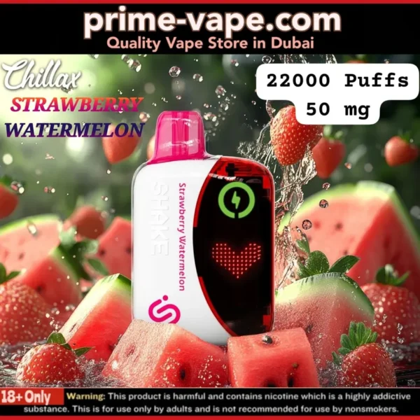 Chillax Shake Strawberry Watermelon 22000 puffs disposable vape