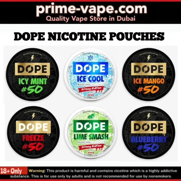 Dope Nicotine Pouches in Dubai UAE- Slim Format