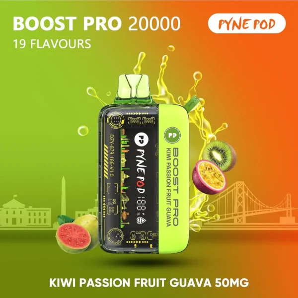 Pyne Pod Boost Pro 20000 Puffs Disposable Vape in Dubai UAE