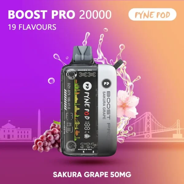 Pyne Pod Boost Pro 20000 Puffs Disposable Vape in Dubai UAE