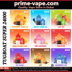 Best Tugboat Super 24000 Puffs Disposable Vape- Dubai UAE