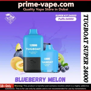 Tugboat Super Blueberry Melon 24000 Puffs Disposable Vape