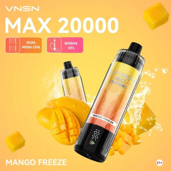 VNSN MAX 20000 Puffs Shisha Disposable Vape- Dubai UAE