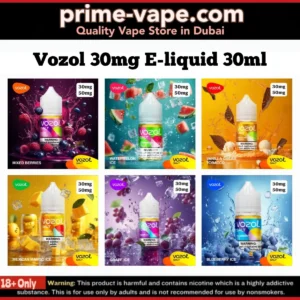 Vozol 30ml E-liquid 30mg in Dubai UAE- Best E-juice