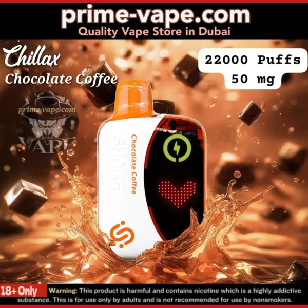 Chillax Shake Chocolate Coffee 22000 Puffs Disposable Vape